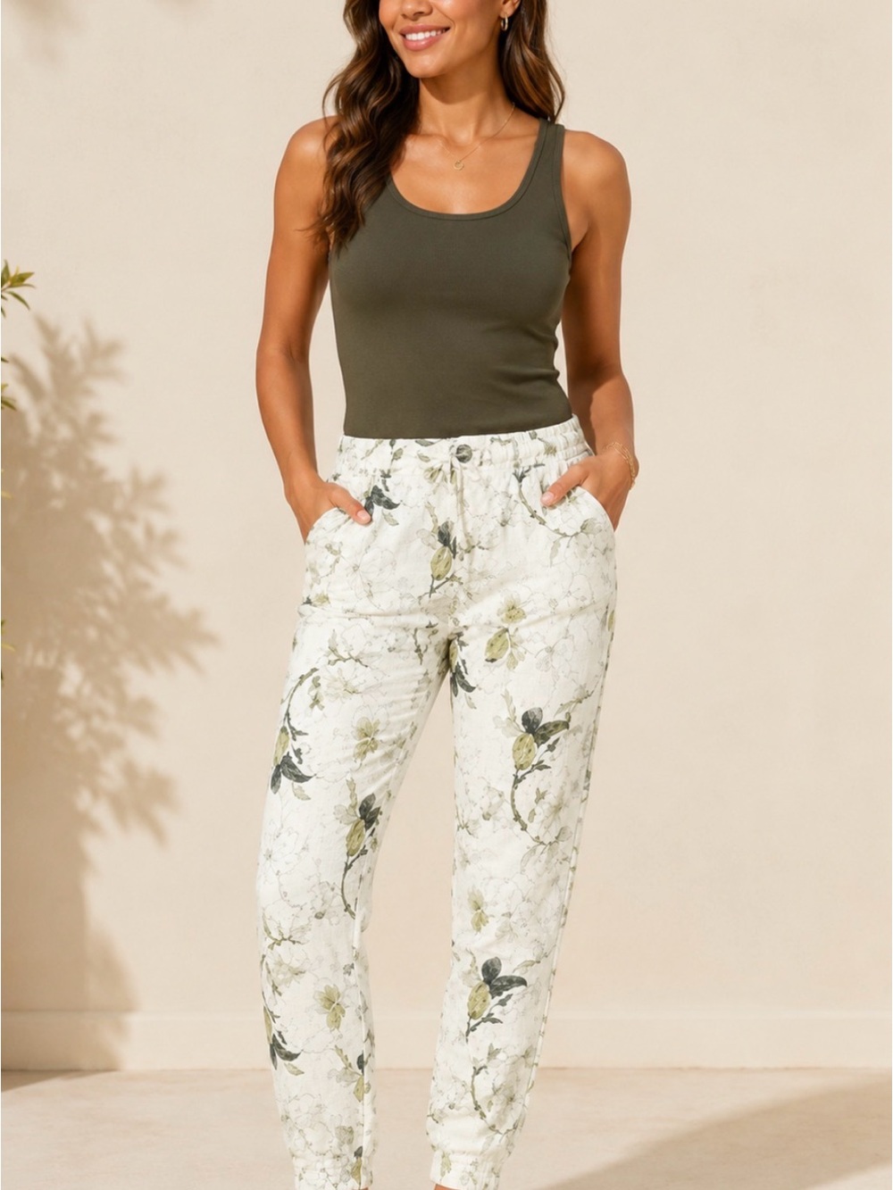 Buffalo David Bitton FLORAL Soft Stretch Jeans Size:14 NWOT